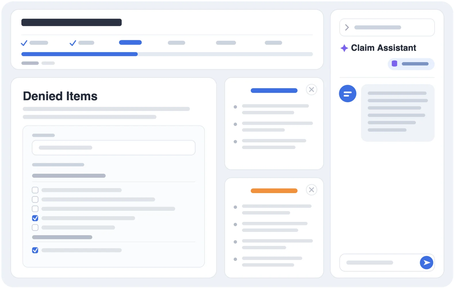 Record the claim decision
